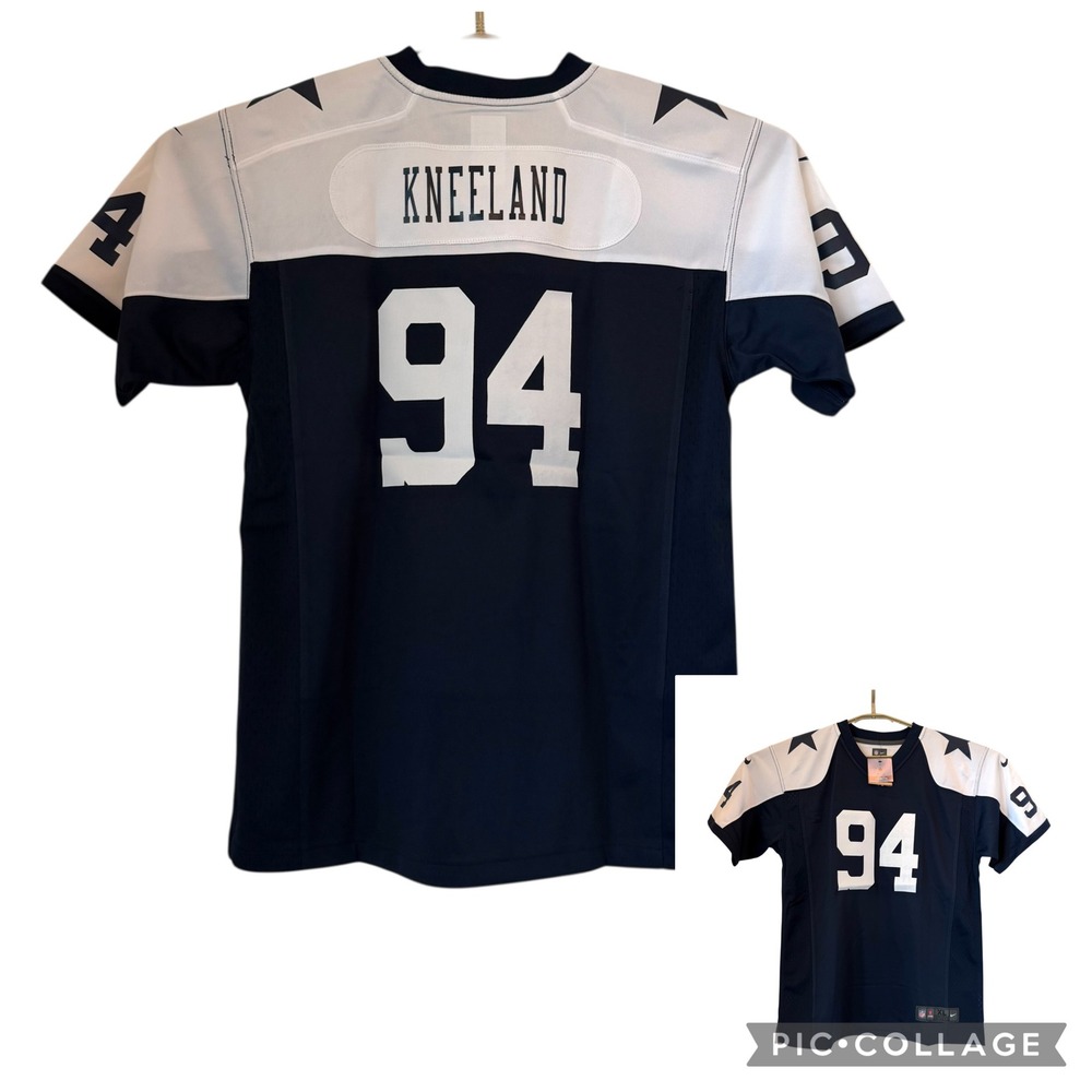 Nike Dallas Cowboys Marshawn Kneeland 94 Jersey Kids XL 18-20 Navy White NFL NEW